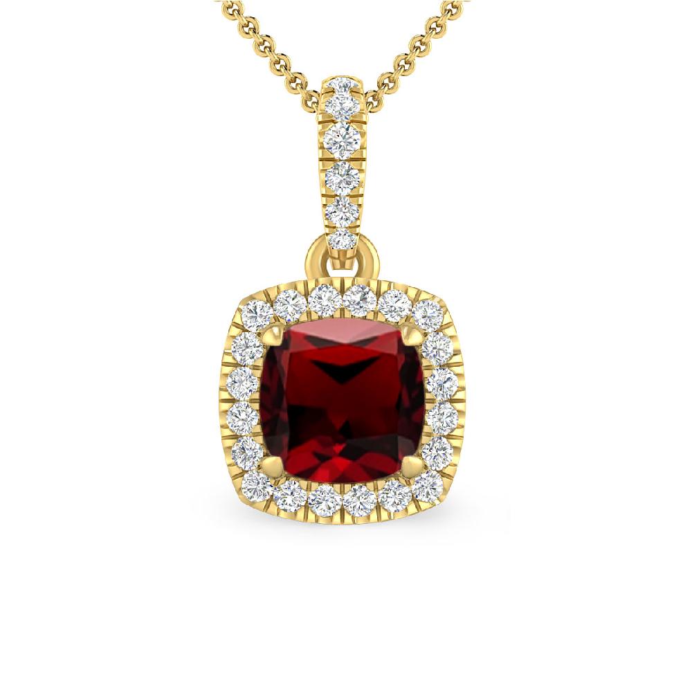 Yellow Gold - Garnet