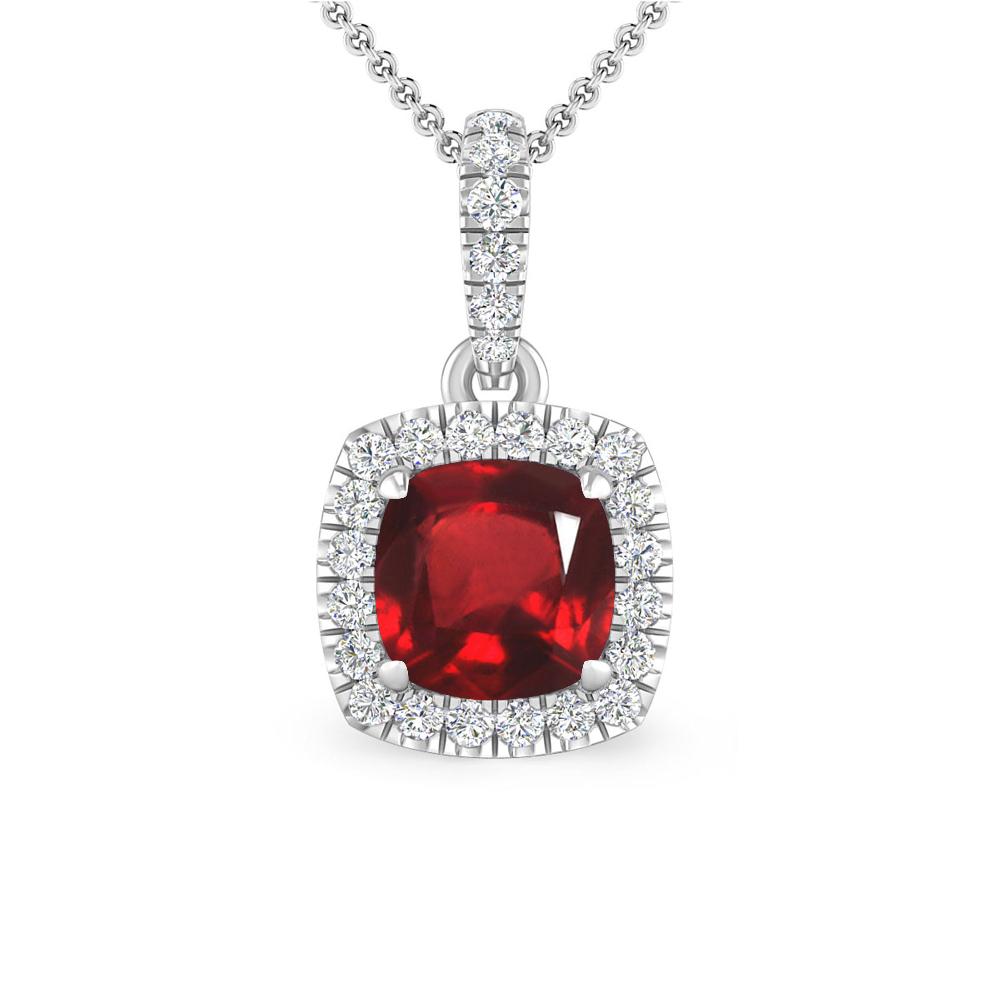 White Gold - Ruby