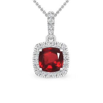 White Gold - Ruby