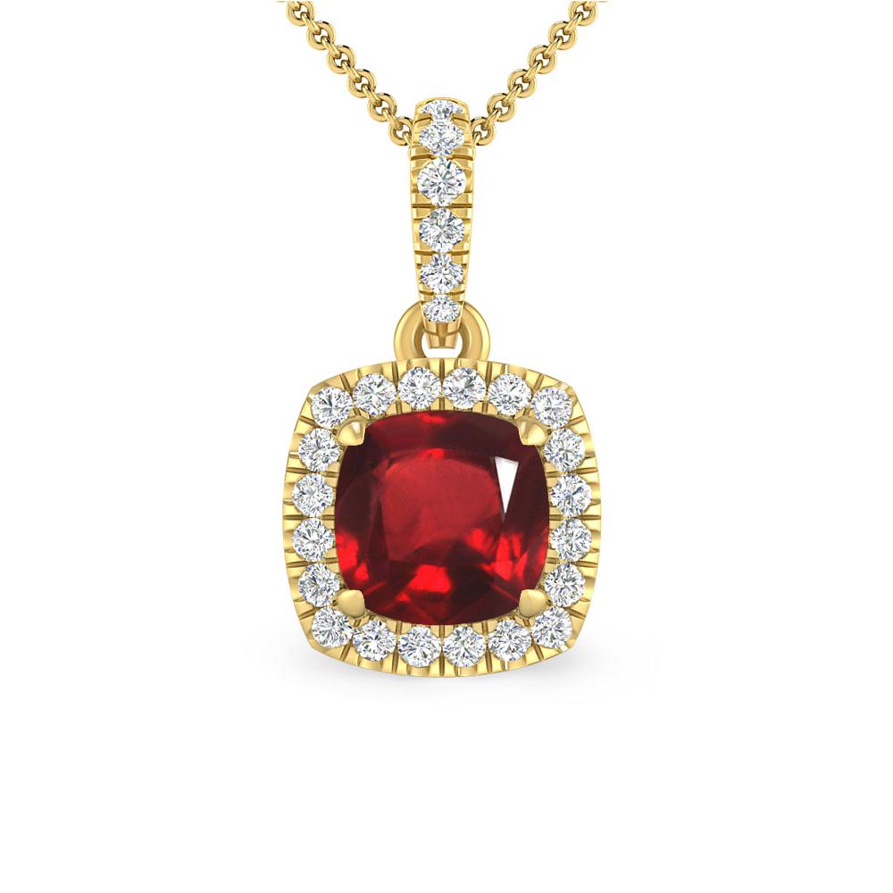 Yellow Gold - Ruby