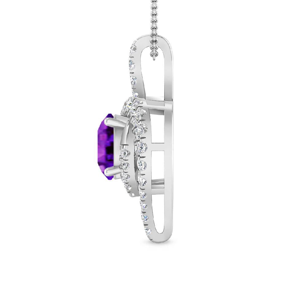 White Gold - Amethyst