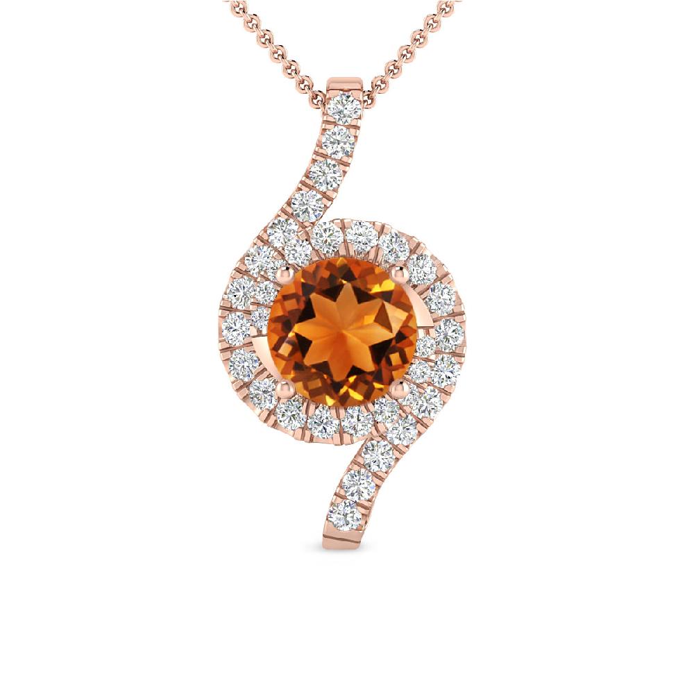 Rose Gold - Citrine