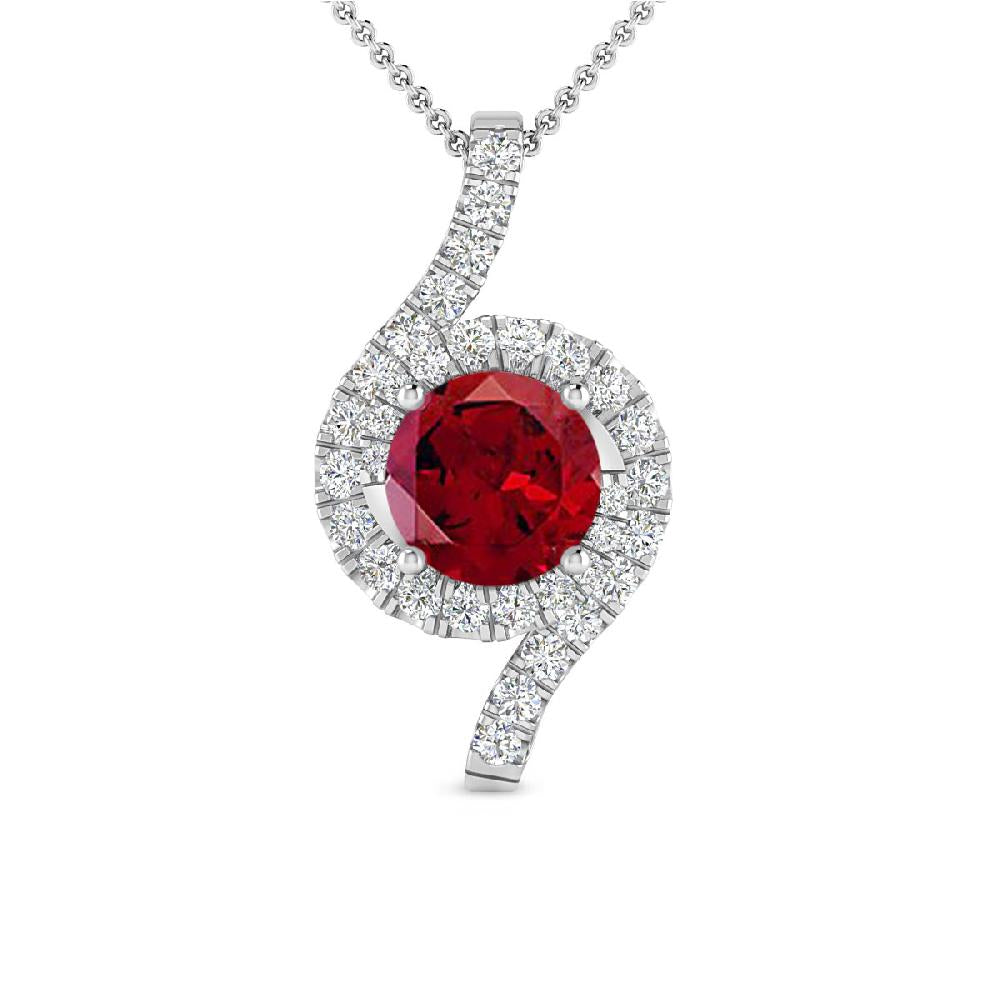 White Gold - Garnet