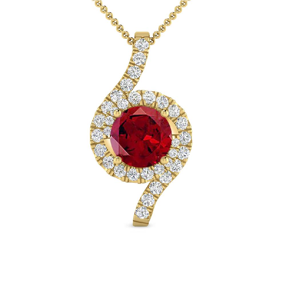 Yellow Gold - Garnet