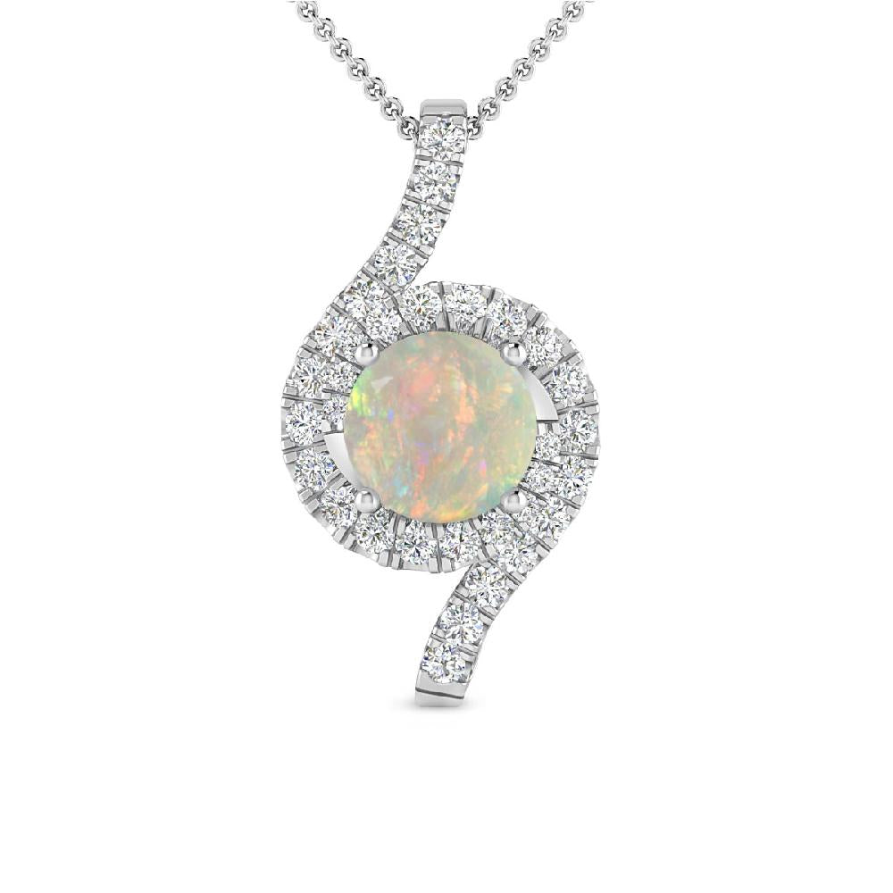 White Gold - Opal