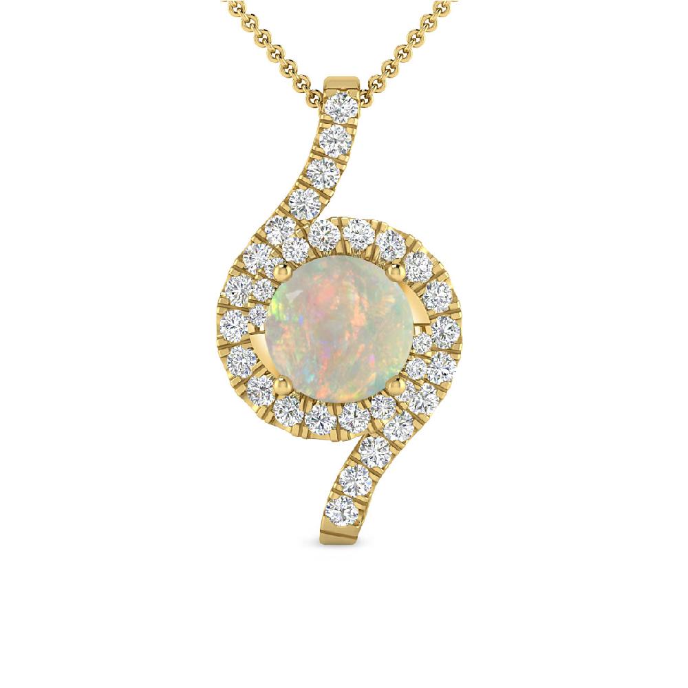 Yellow Gold - Opal