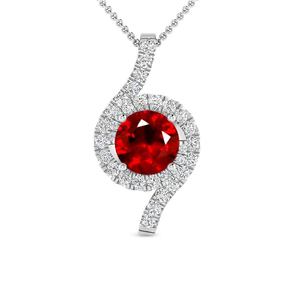 White Gold - Ruby