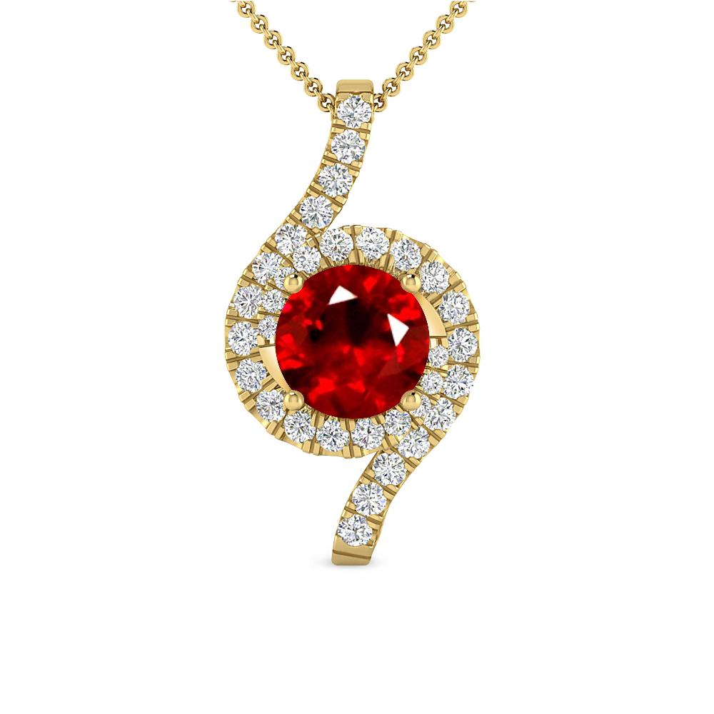 Yellow Gold - Ruby