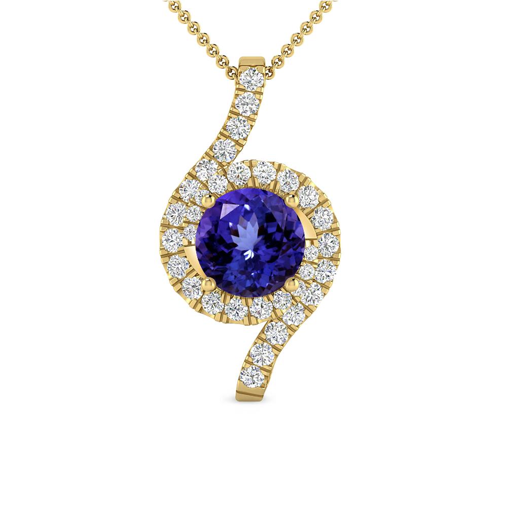 Yellow Gold - Tanzanite