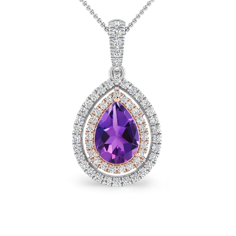 White Gold - Amethyst