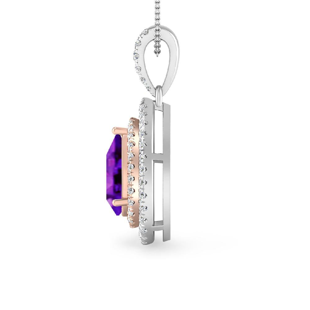 White Gold - Amethyst