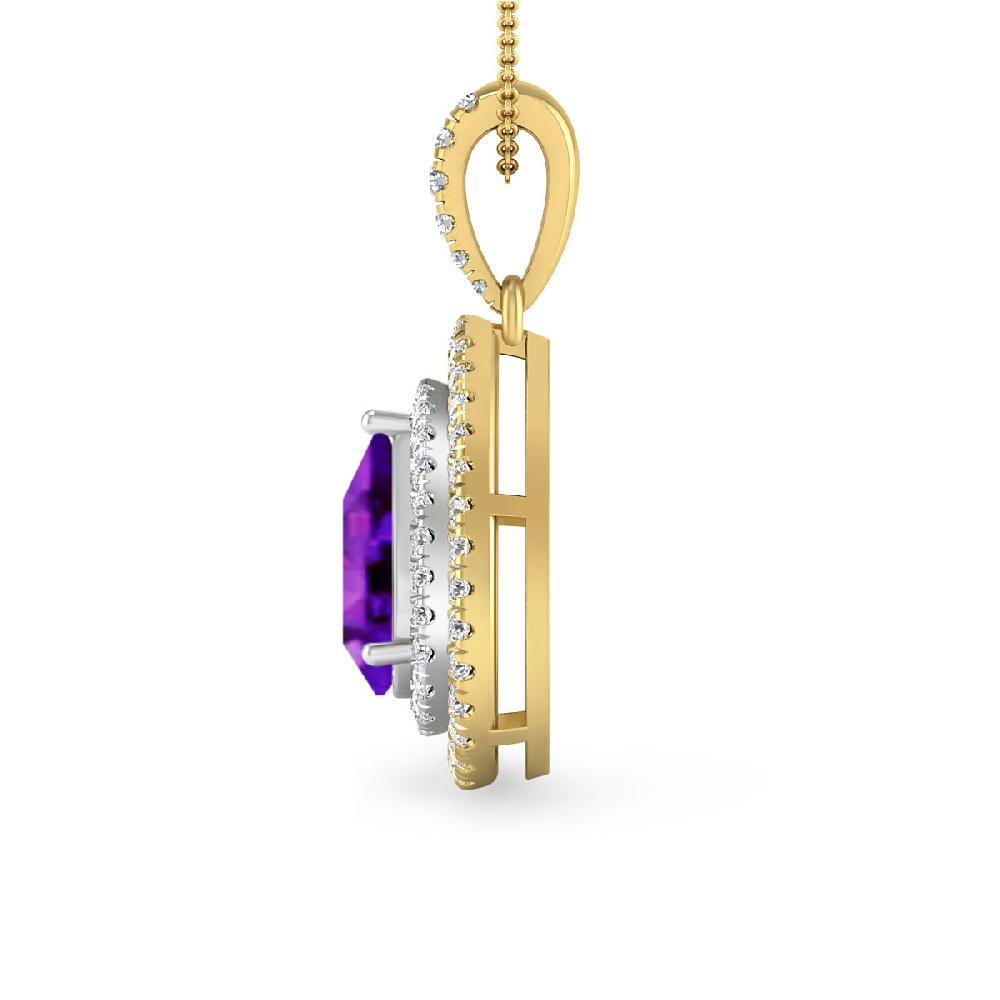 Yellow Gold - Amethyst