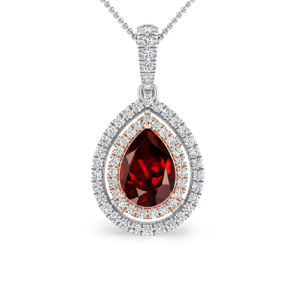 White Gold - Garnet