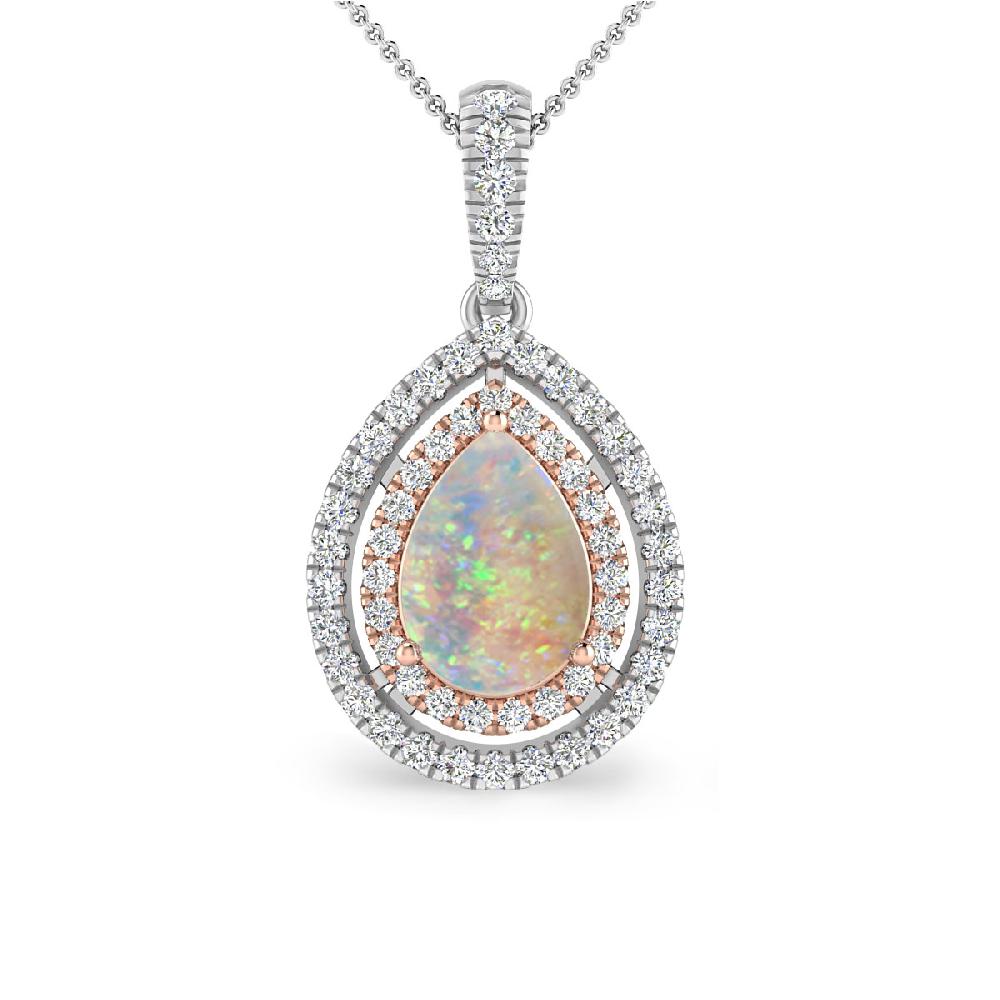 White Gold - Opal