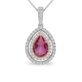 White Gold - Pink Tourmaline