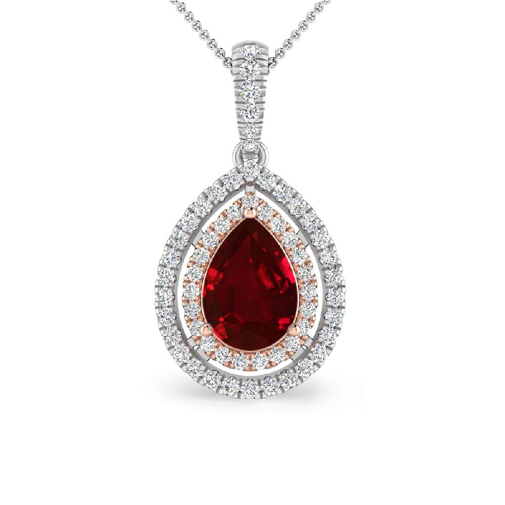 White Gold - Ruby