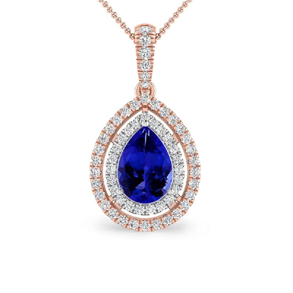 Rose Gold - Tanzanite