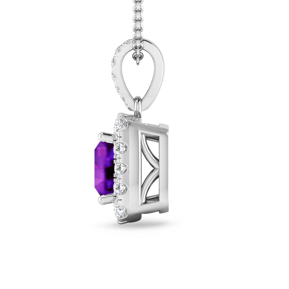 White Gold - Amethyst