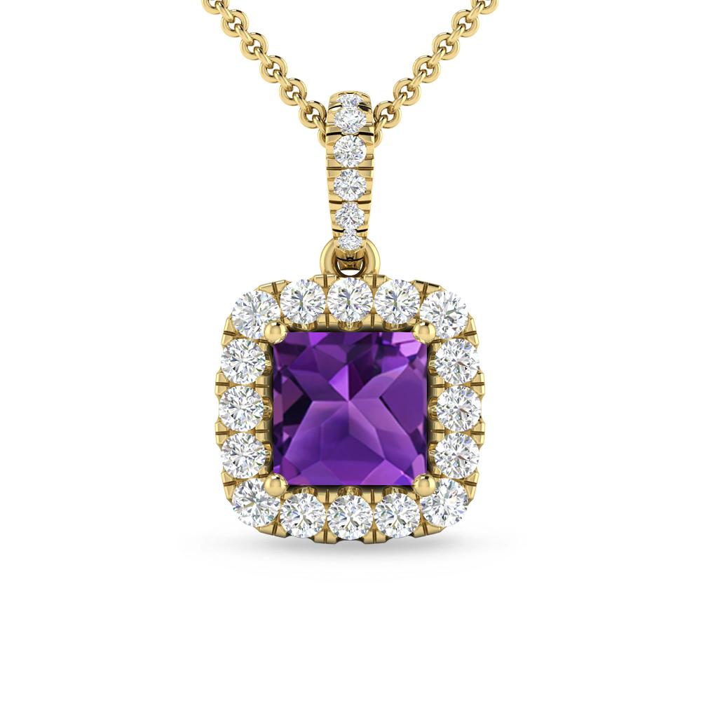 Yellow Gold - Amethyst