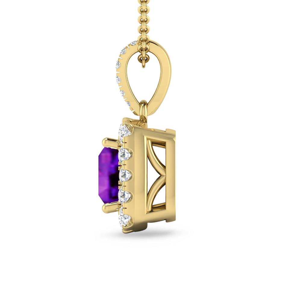 Yellow Gold - Amethyst