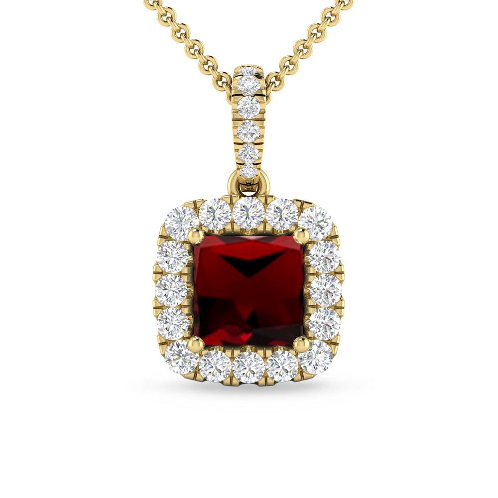 Yellow Gold - Garnet