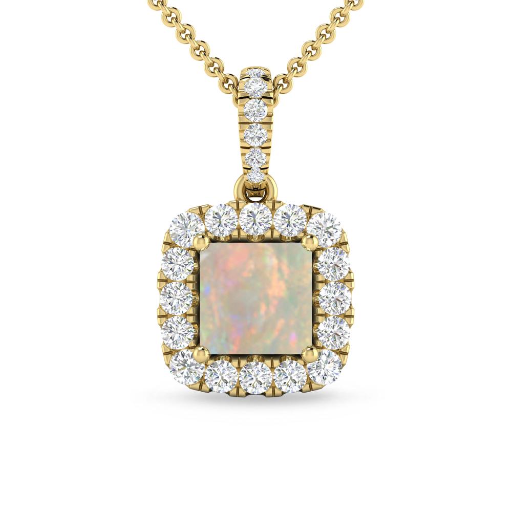 Yellow Gold - Opal