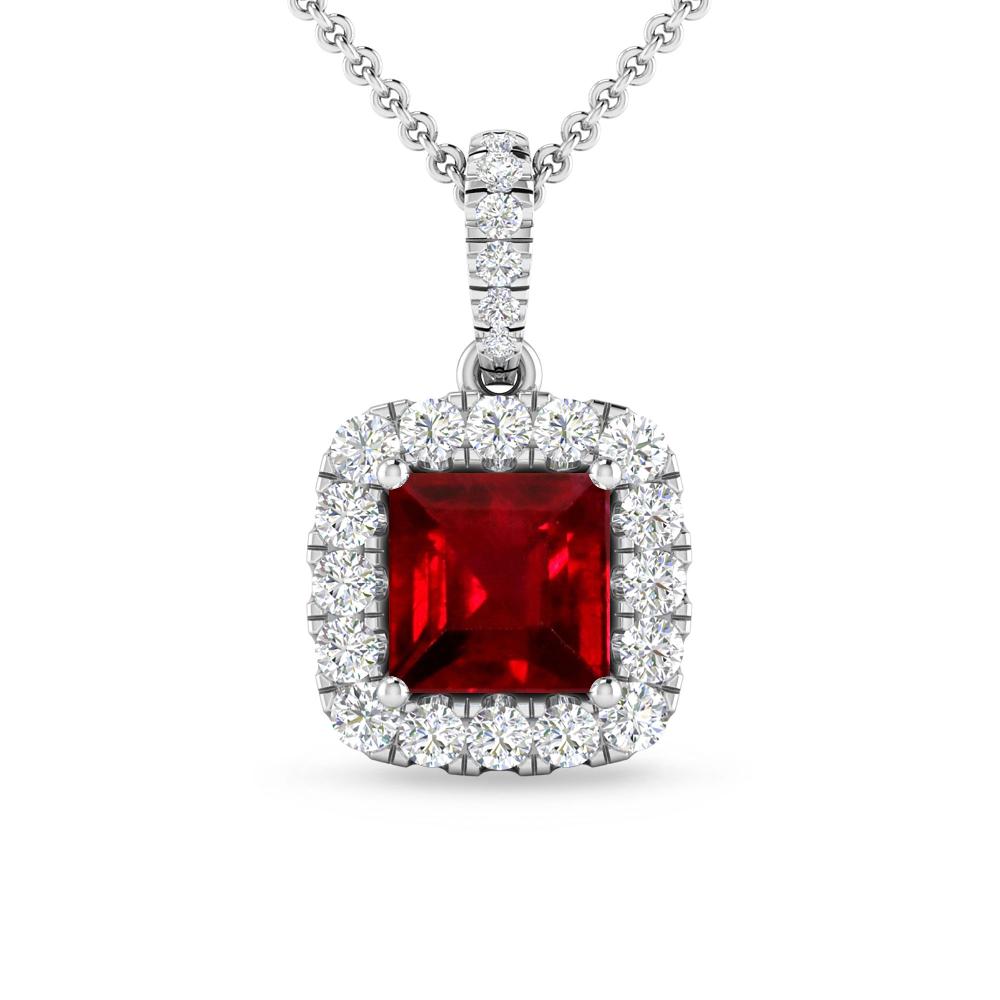 White Gold - Ruby