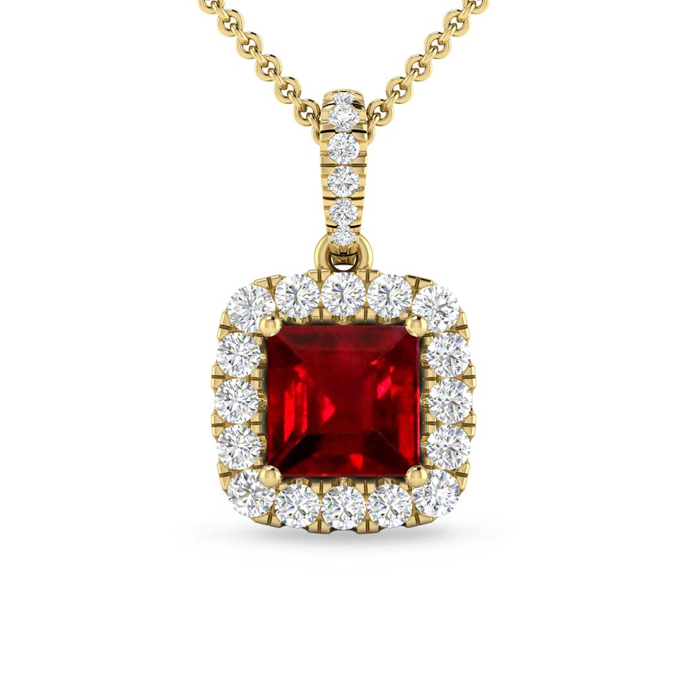 Yellow Gold - Ruby