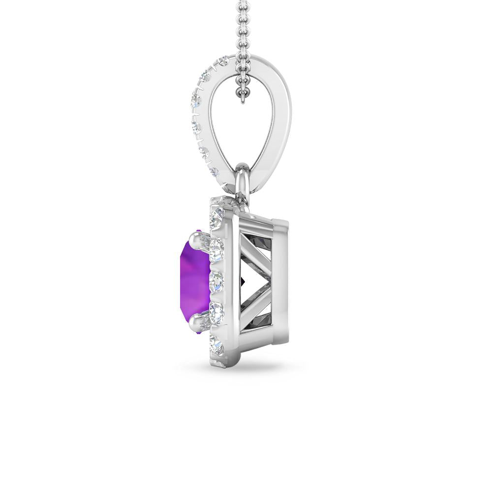 White Gold - Amethyst