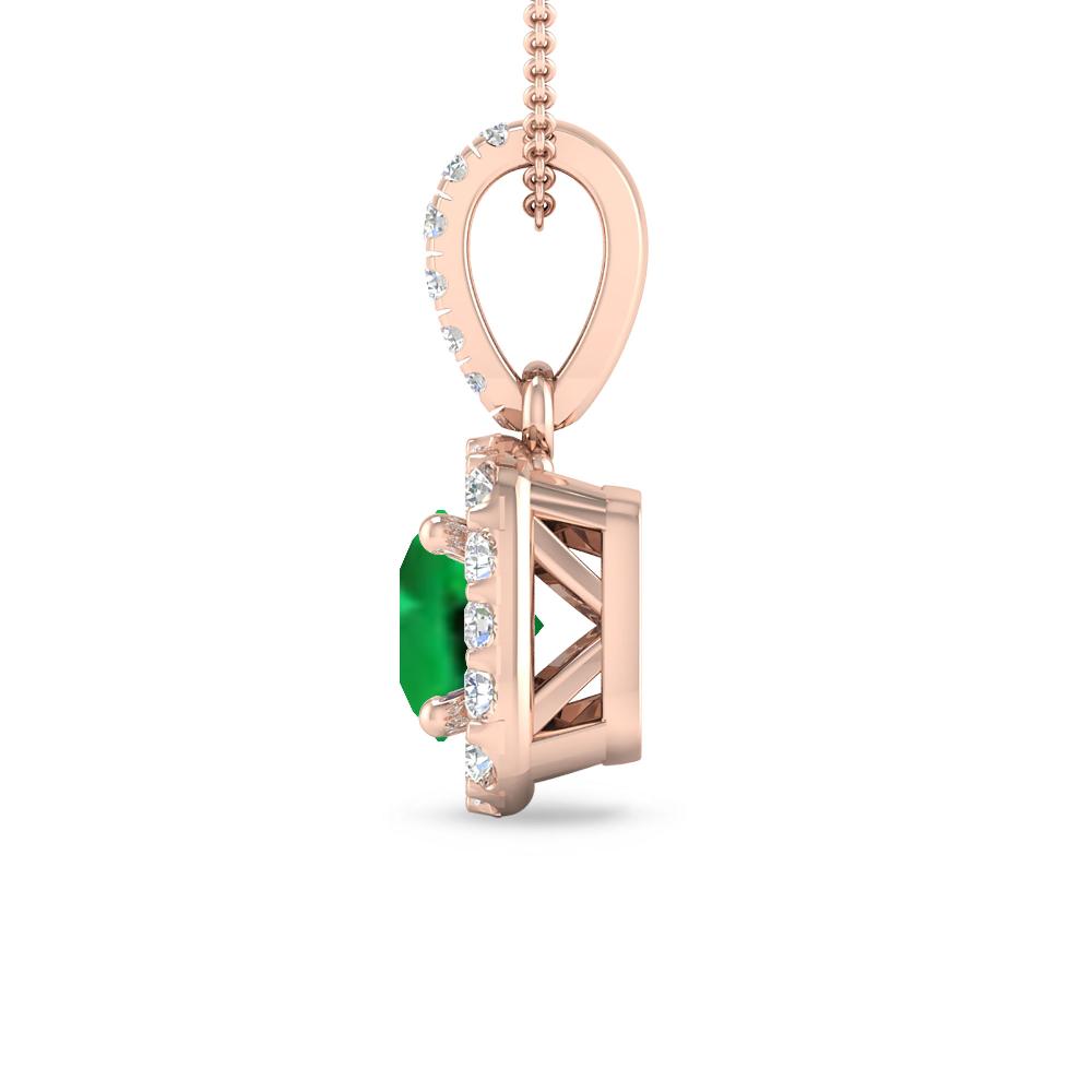 Rose Gold - Emerald