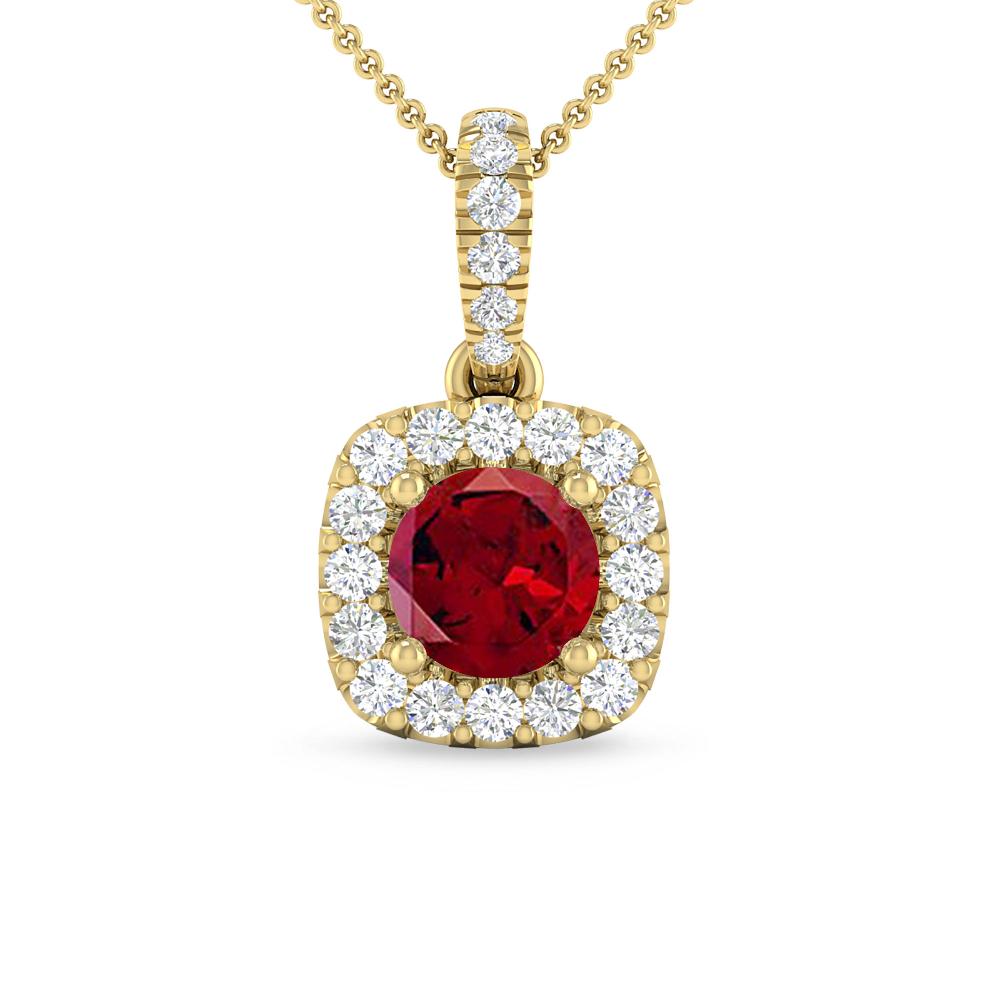 Yellow Gold - Garnet