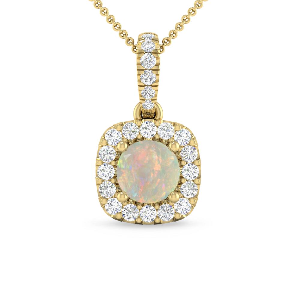 Yellow Gold - Opal