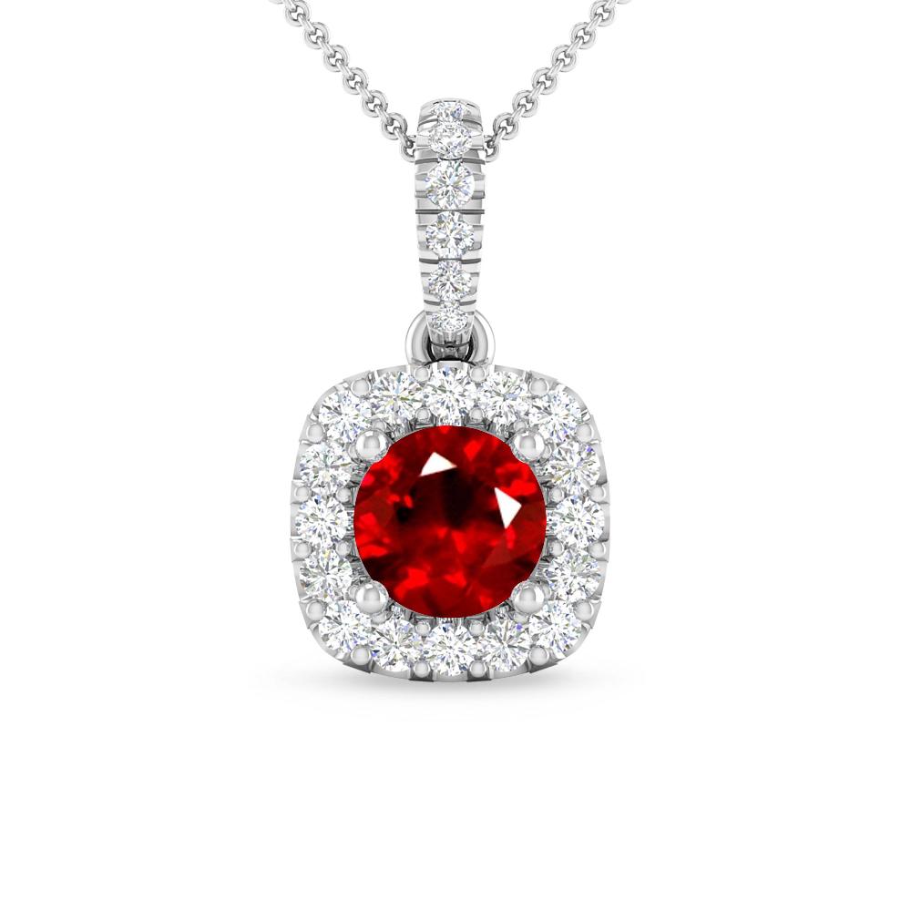 White Gold - Ruby