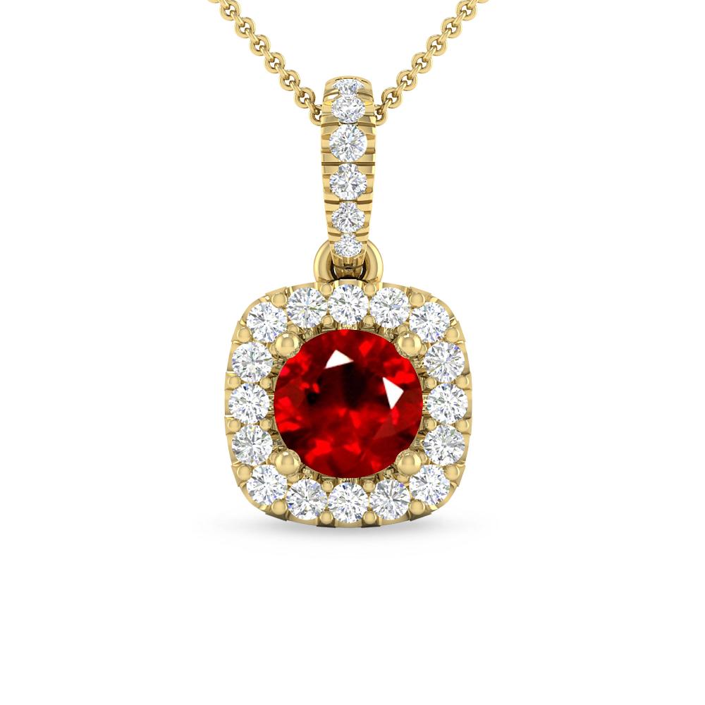 Yellow Gold - Ruby