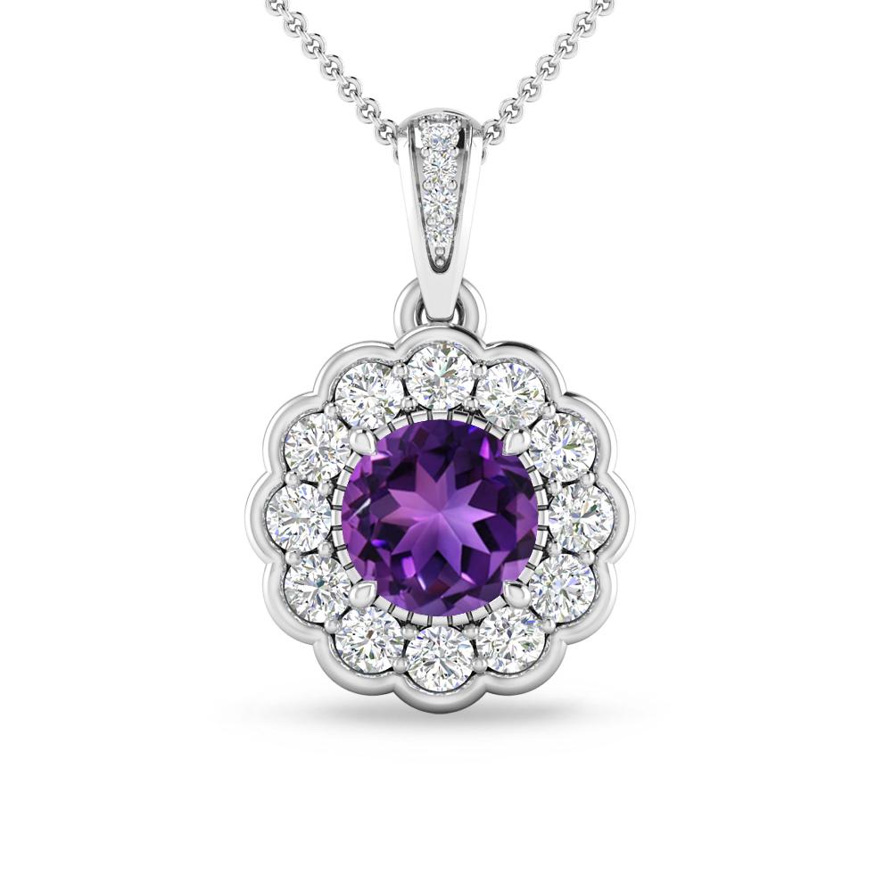 White Gold - Amethyst