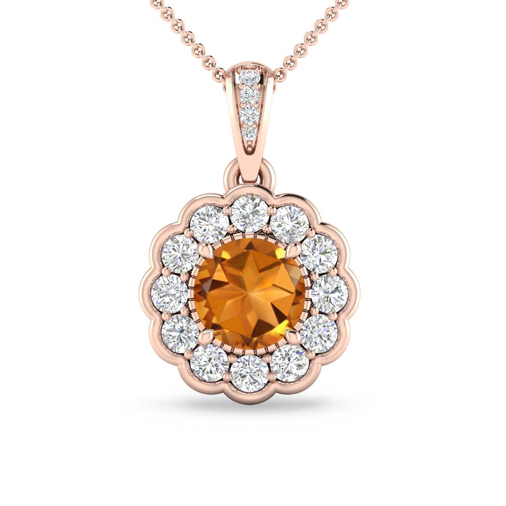 Rose Gold - Citrine