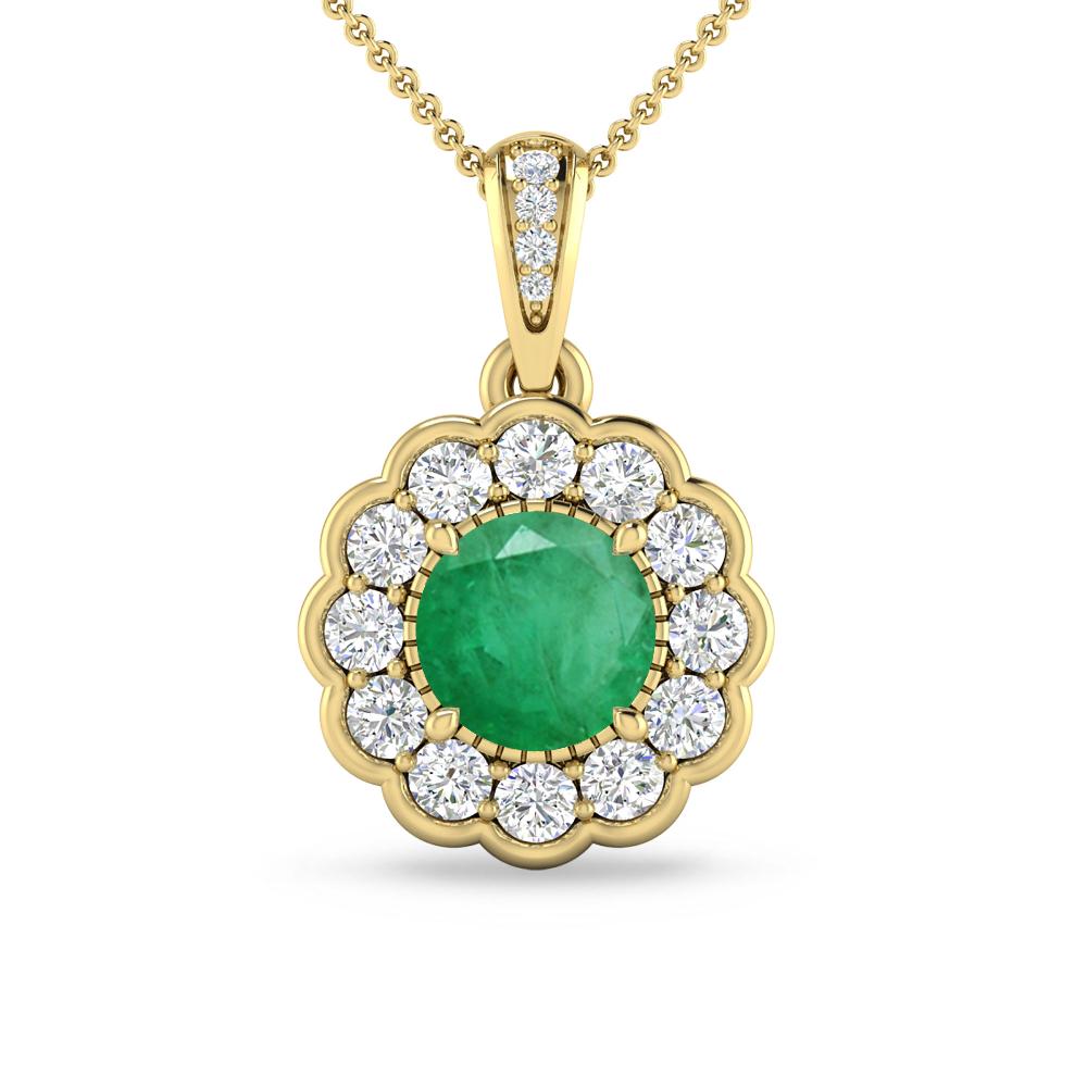 Yellow Gold - Emerald