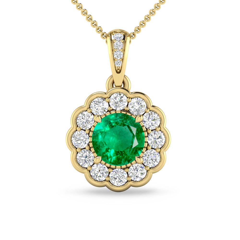 Yellow Gold - Emerald