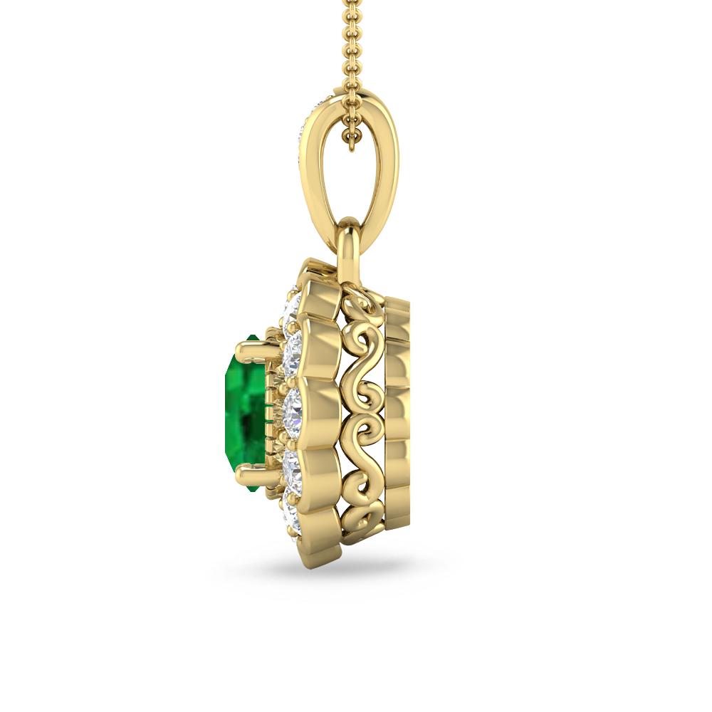 Yellow Gold - Emerald