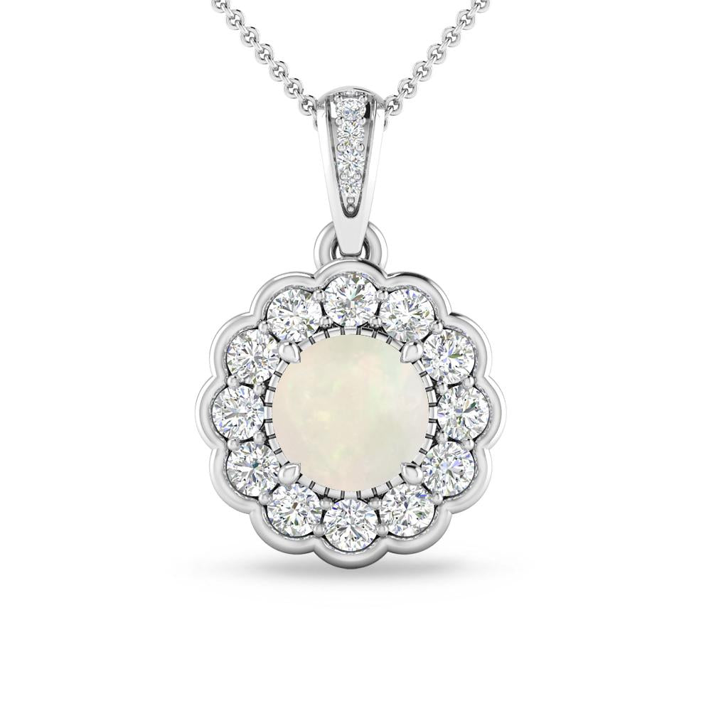 White Gold - Opal