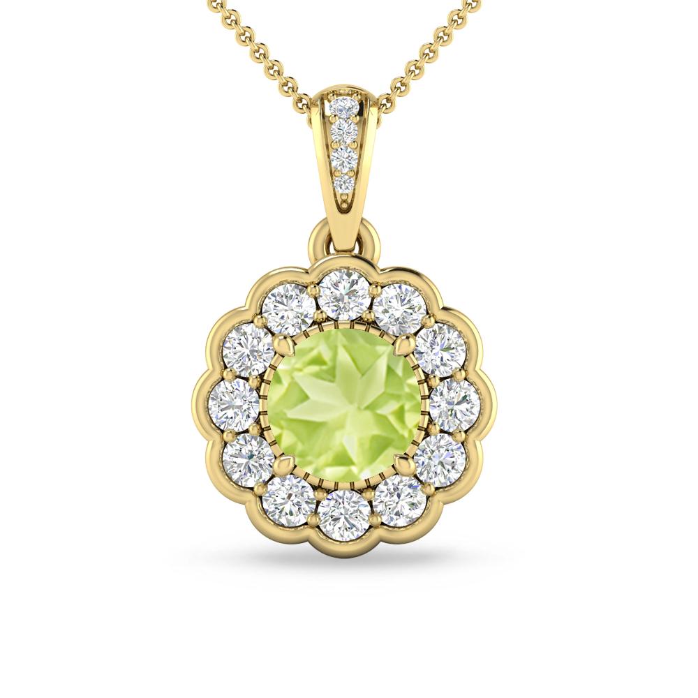 Yellow Gold - Peridot