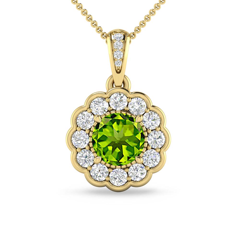 Yellow Gold - Peridot