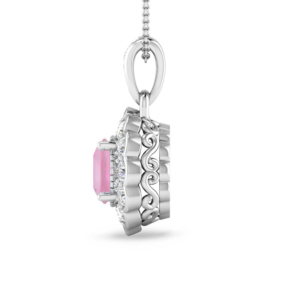 White Gold - Pink Tourmaline