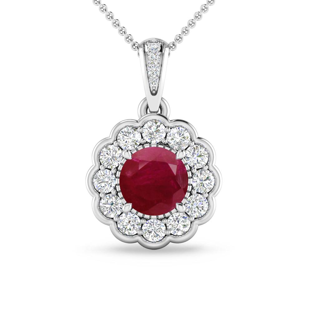 White Gold - Ruby