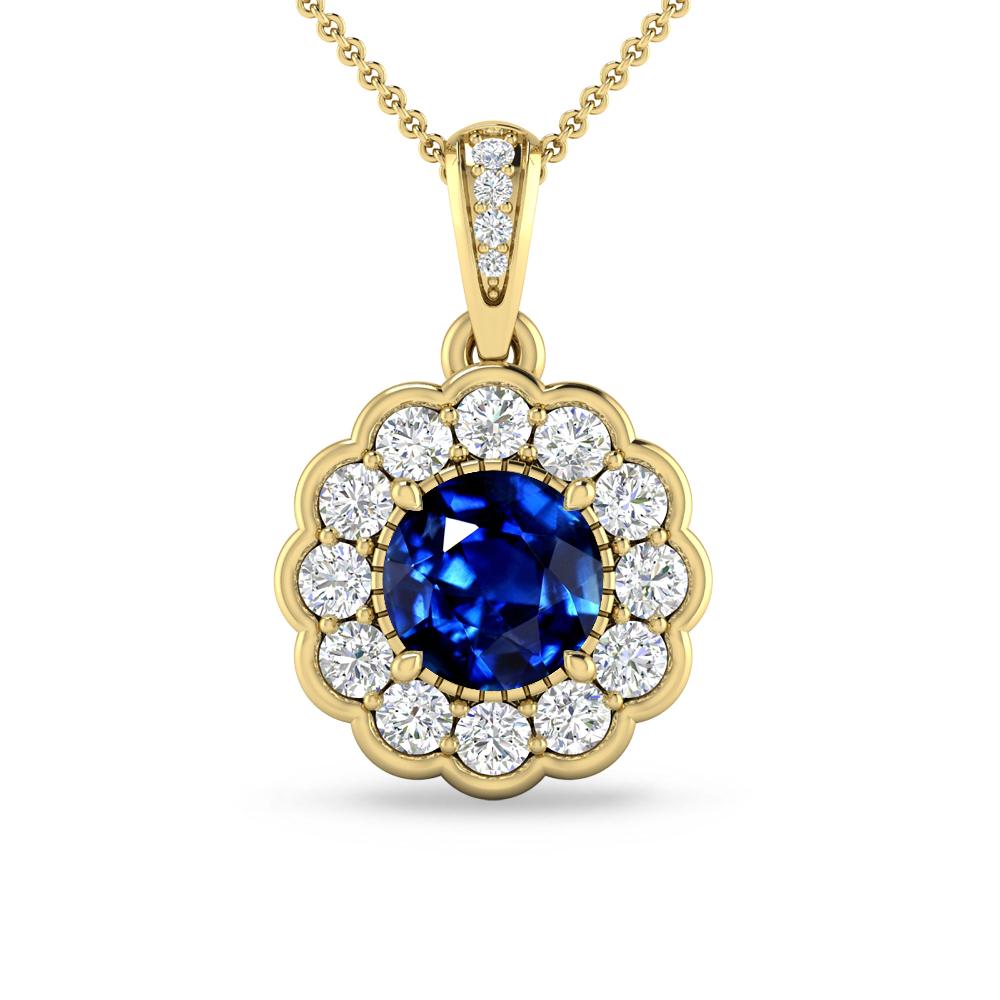 Yellow Gold - Sapphire