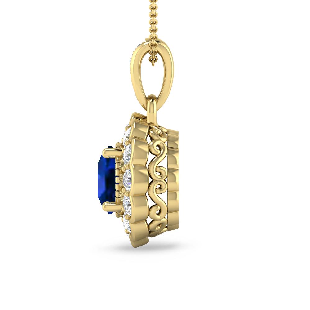 Yellow Gold - Sapphire