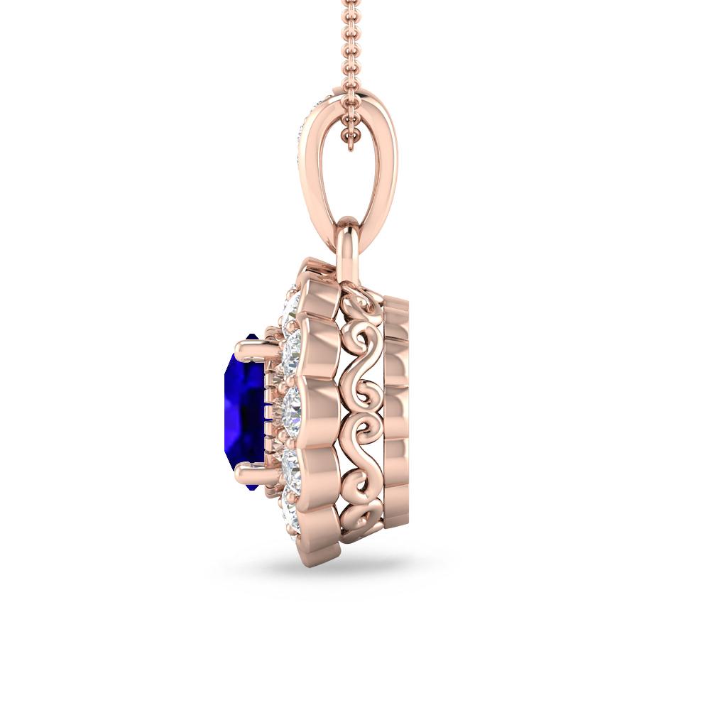 Rose Gold - Tanzanite