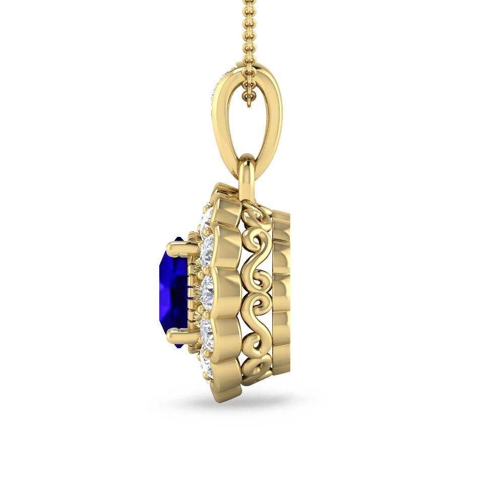 Yellow Gold - Tanzanite