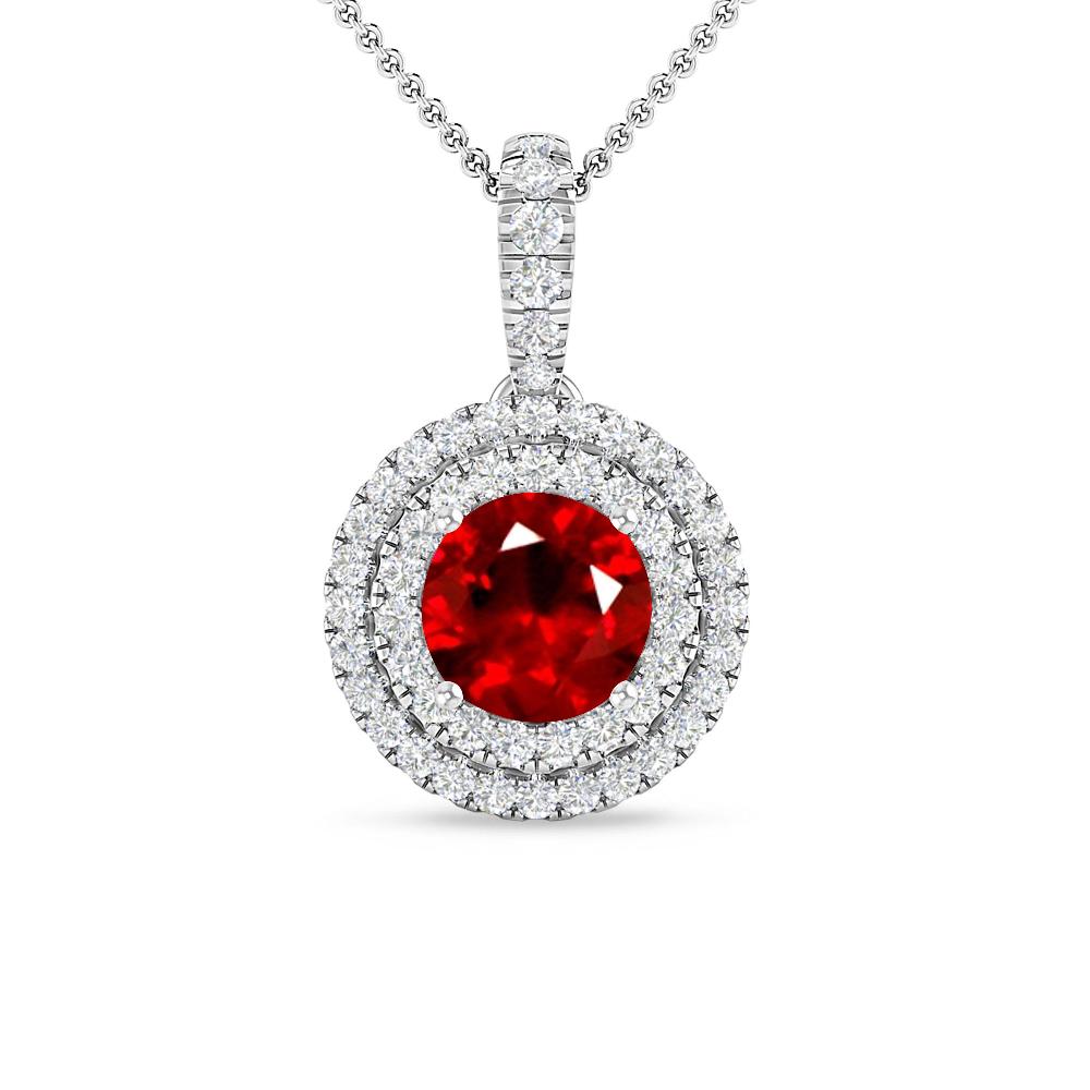 White Gold - Ruby