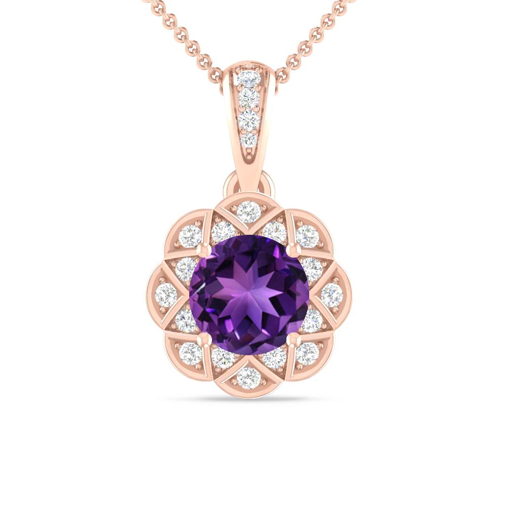 Rose Gold - Amethyst